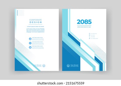 Template vector design for Book cover, Brochure, Annual Report, Magazine, Poster, Corporate Presentation, Portfolio, Flyer, layout.
