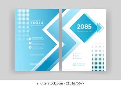 Template vector design for Book cover, Brochure, Annual Report, Magazine, Poster, Corporate Presentation, Portfolio, Flyer, layout.
