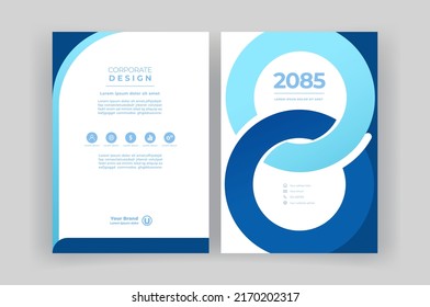 Template vector design for Book cover, Brochure, Annual Report, Magazine, Poster, Corporate Presentation, Portfolio, Flyer, layout.
