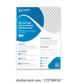 Template vector design for Brochure, Annual Report, Magazine, Poster, Corporate Presentation, Portfolio, Flyer, infographic, modern layout size A4,
