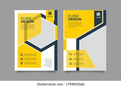 Diseño vectorial de plantilla para Folleto, Informe Anual, Revista, Afiche, Presentación Corporativa, Cartera, Volante, Diseño moderno