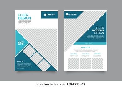 Template vector design for Brochure, Annual Report, Magazine, Poster, Corporate Presentation, Portfolio, Flyer, layout modern