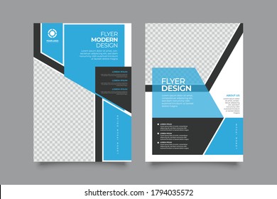 Diseño vectorial de plantilla para Folleto, Informe Anual, Revista, Afiche, Presentación Corporativa, Cartera, Volante, Diseño moderno