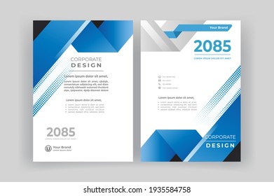 Template vector design for Brochure, Annual Report, Magazine, Poster, Corporate Presentation, Portfolio, Flyer, layout
 - Shutterstock ID 1935584758