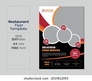 Template vector design for Brochure, Annual Report, Magazine, Poster, Corporate Presentation, Portfolio, Flyer, infographic, Front and back, Easy to use
