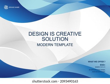 Template vector design for Brochure, Annual Report, Web design  Poster, Corporate Presentation, Flyer, layout modern with size horizontal, Easy to use and edit.