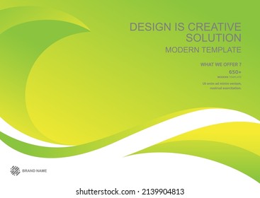 Template vector design for Brochure, Annual Report, Web design  Poster, Corporate Presentation, Flyer, layout modern with blue color size horizontal, Easy to use and edit.