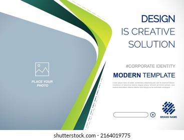 Template vector design for Brochure, Annual Report, Web design  Poster, Corporate Presentation, Flyer, layout modern with color size horizontal, Easy to use and edit.