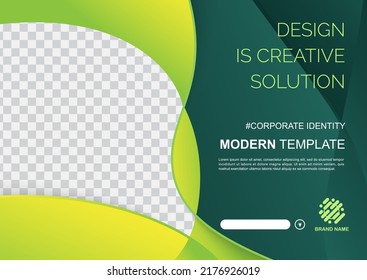 Template vector design for Brochure, Annual Report, Web design  Poster, Corporate Presentation, Flyer, layout modern with color size horizontal, Easy to use and edit.
