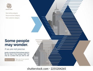 Template vector design for Brochure, Annual Report, Web design  Poster, Corporate Presentation, Flyer, layout modern with color size horizontal, Easy to use and edit.
