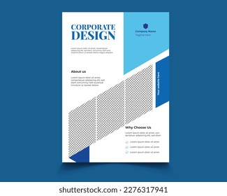 Template vector design for Brochure, Annual Report, Magazine, Poster, Corporate Presentation, Portfolio, Flyer, Digital marketing, Modern layout, size A4, Easy to use and edit.