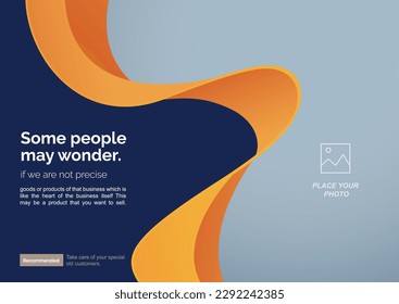 Template vector design for Brochure, Annual Report, Web design  Poster, Corporate Presentation, Flyer, layout modern with color size horizontal, Easy to use and edit.
