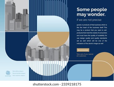 Template vector design for Brochure, Annual Report, Web design  Poster, Corporate Presentation, Flyer, layout modern with color size horizontal, Easy to use and edit.