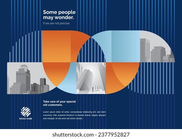 Diseño vectorial de plantilla para Folleto, Informe anual, Afiche de diseño web, Presentación corporativa, Volante, diseño moderno con tamaño de color horizontal, Fácil de usar y editar.