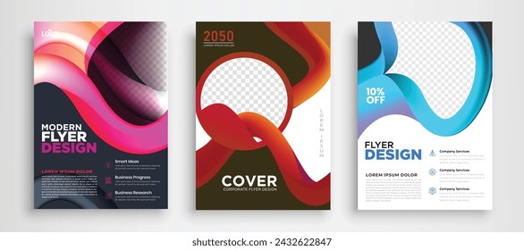 Template vector design for Brochure, Annual Report, Magazine, Poster, Corporate Presentation, Portfolio, Flyer