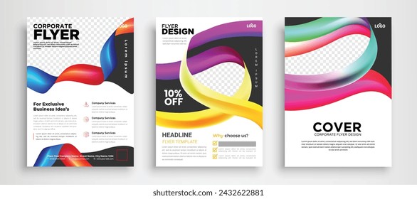 Template vector design for Brochure, Annual Report, Magazine, Poster, Corporate Presentation, Portfolio, Flyer