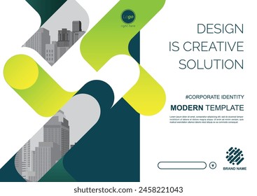 Template vector design for Brochure, Annual Report, Web design  Poster, Corporate Presentation, Flyer, layout modern with color size horizontal, Easy to use and edit.