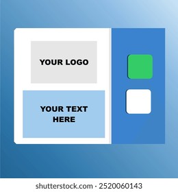Diseño de Vector de Plantilla para folleto, informe anual, revista, póster, presentación de la empresa, Cartera, volante, infografía, diseño moderno