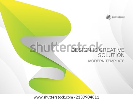 Template vector design for Brochure, Annual Report, Web design  Poster, Corporate Presentation, Flyer, layout modern with blue color size horizontal, Easy to use and edit.