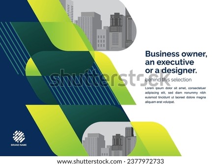 Template vector design for Brochure, Annual Report, Web design  Poster, Corporate Presentation, Flyer, layout modern with color size horizontal, Easy to use and edit.