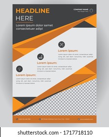 Template Vector Design For Brochure, AnnualReport, Magazine, Poster, Corporate Presentation, Flyer, Illustration In A4 Size