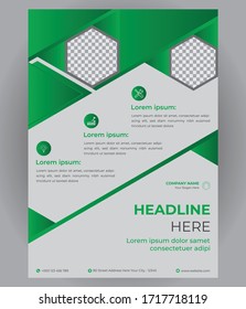 Template Vector Design For Brochure, AnnualReport, Magazine, Poster, Corporate Presentation, Flyer, Illustration In A4 Size