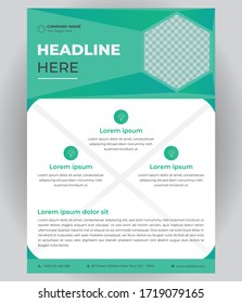 Template Vector Design For Brochure, AnnualReport, Magazine, Poster, Corporate Presentation, Flyer, Illustration In A4 Size