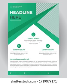 Template Vector Design For Brochure, AnnualReport, Magazine, Poster, Corporate Presentation, Flyer, Illustration In A4 Size