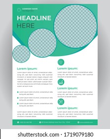 Diseño De Vector De Plantilla Para Folleto, Informe Anual, Revista, Afiche, Presentación Corporativa, Volante, Ilustración En Tamaño A4