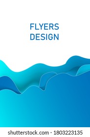 Diseño vectorial de plantilla para Brochure, AnnualReport, Magazine, Poster, Presentación Corporativa, Cartera, Volante, infografía, diseño moderno de color azul. EPS 10.