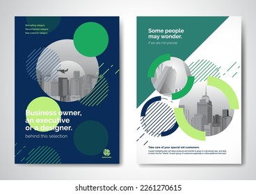 Template vector design for Brochure  AnnualReport  Magazine  Poster  Corporate Presentation  Portfolio  Flyer  infographic  layout modern and blue color size A4  Front   back  Easy to use   edit 