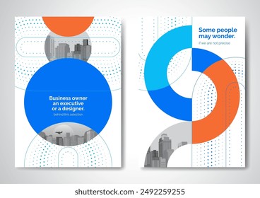 Template vector design for Brochure, AnnualReport, Magazine, Poster, Corporate Presentation, Portfolio, Flyer, infographic, layout modern with Green color size A4, Front and back, Easy to use.