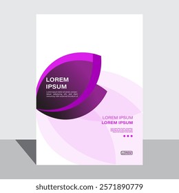 Template vector design for Brochure, AnnualReport, Magazine, Poster, Corporate Presentation, Portfolio, Flyer, infographic, layout modern with Green color size A4, Easy to use and edit.