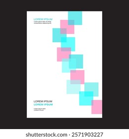 Template vector design for Brochure, AnnualReport, Magazine, Poster, Corporate Presentation, Portfolio, Flyer, infographic, layout modern with Green color size A4, Easy to use and edit.