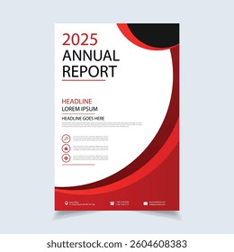 Template vector design for Brochure, AnnualReport, Magazine, Poster, Corporate Presentation, Portfolio, Flyer, infographic, layout modern with blue color size A4, Front and back, Easy to use and edit.