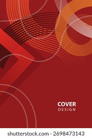 Diseño de Vector de Plantilla para folleto, informe anual, revista, póster, presentación Corporativa, Cartera, volante, infografía, diseño moderno con diseño abstracto