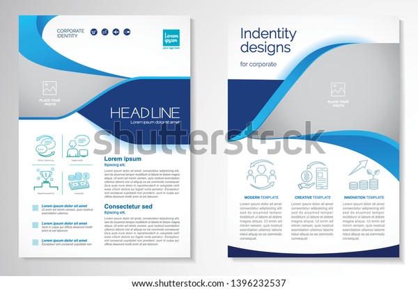 template vector design brochure annualreport magazine stock create a brochure free