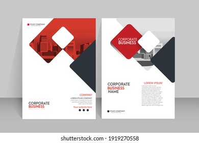 Template Vector Design Brochure Poster Corporate Stock Vector (Royalty ...