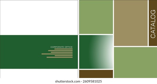 Template vector design for Catalog, Brochure, Annual Report, Magazine, Poster, Corporate Presentation, Portfolio, Flyer, infographic, layout, Front and back, Easy to use and edit.