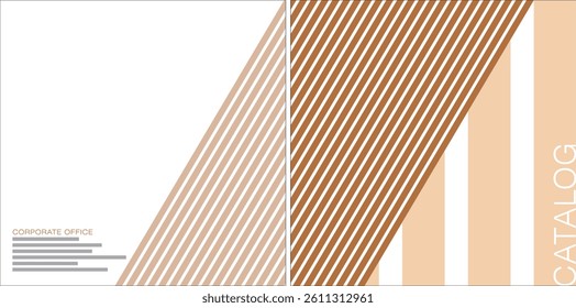 Template vector design for Catalog, Brochure, Annual Report, Magazine, Poster, Corporate Presentation, Portfolio, Flyer, infographic, layout, Front and back, Easy to use and edit.