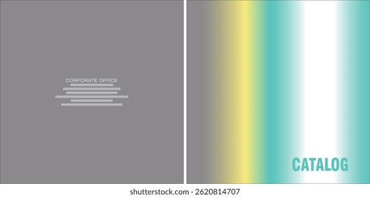 Template vector design for Catalog, Brochure, Annual Report, Magazine, Poster, Corporate Presentation, Portfolio, Flyer, infographic, layout, Front and back, Easy to use and edit.