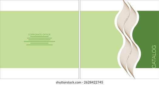 Template vector design for Catalog, Brochure, Annual Report, Magazine, Poster, Corporate Presentation, Portfolio, Flyer, infographic, layout, Front and back, Easy to use and edit.
