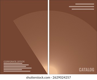 Diseño de Vector de Plantilla para Catálogo, folleto, informe anual, revista, póster, presentación Corporativa, Cartera, volante, infografía, diseño, frontal y posterior, fácil de usar y editar.