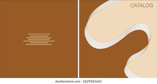 Vorlage, Vektordesign für Katalog, Broschüre, Geschäftsbericht, Magazin, Poster, Unternehmenspräsentation, Portfolio, Flyer, Infografik, Layout, Vorder- und Rückseite, Einfach zu bedienen und zu bearbeiten.