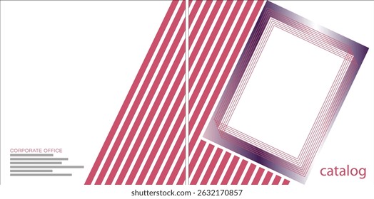 Vorlage, Vektordesign für Katalog, Broschüre, Geschäftsbericht, Magazin, Poster, Unternehmenspräsentation, Portfolio, Flyer, Infografik, Layout, Vorder- und Rückseite, Einfach zu bedienen und zu bearbeiten.