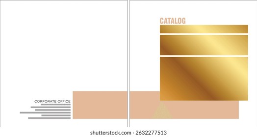 Template vector design for Catalog, Brochure, Annual Report, Magazine, Poster, Corporate Presentation, Portfolio, Flyer, infographic, layout, Front and back, Easy to use and edit.