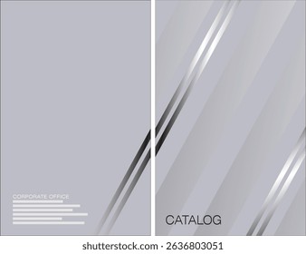 Template vector design for Catalog, Brochure, Annua lReport, Magazine, Poster, Corporate Presentation, Portfolio, Flyer, infographic, layout, Front and back, Easy to use and edit.