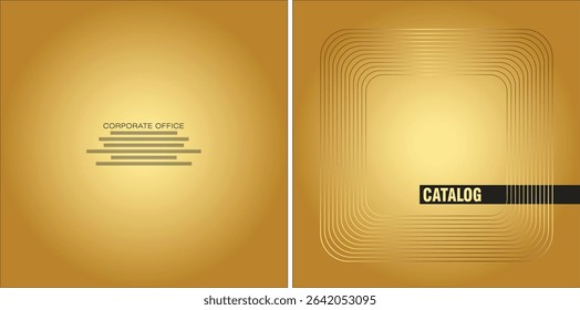Template vector design for Catalog, Brochure, Annual Report, Magazine, Poster, Corporate Presentation, Portfolio, Flyer, infographic, layout, Front and back, Easy to use and edit.