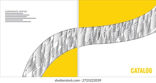 Diseño de Vector de Plantilla para Catálogo, folleto, informe anual, revista, póster, presentación Corporativa, Cartera, volante, portada de libro, Anuncio. Informe. Presentación de Negocio, Identidad de Marca. Revista, infografía, diseño moderno, frontal y posterior, fácil de usar y editar.