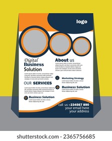Template vector design for Magazine, Poster, Corporate Presentation, corporate flyer template .